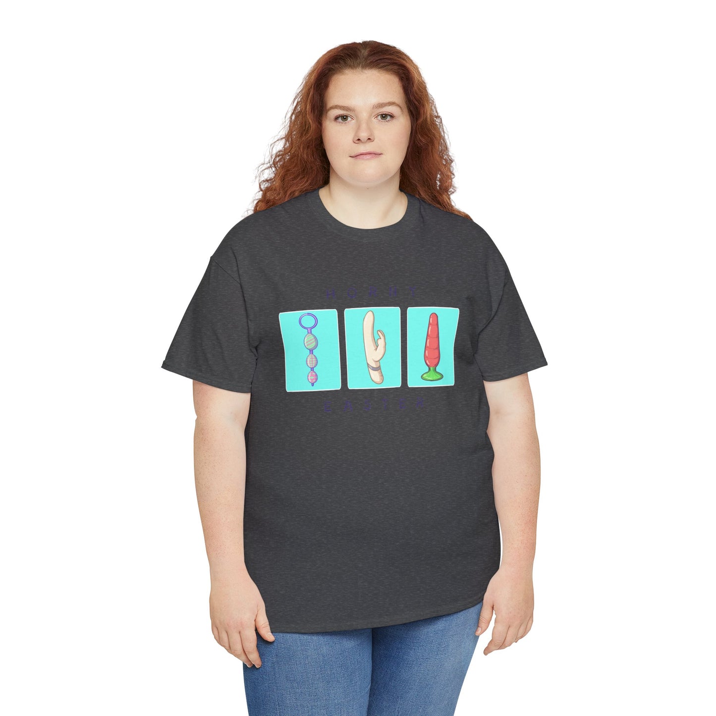 Horny Easter Unisex Heavy Cotton Tee