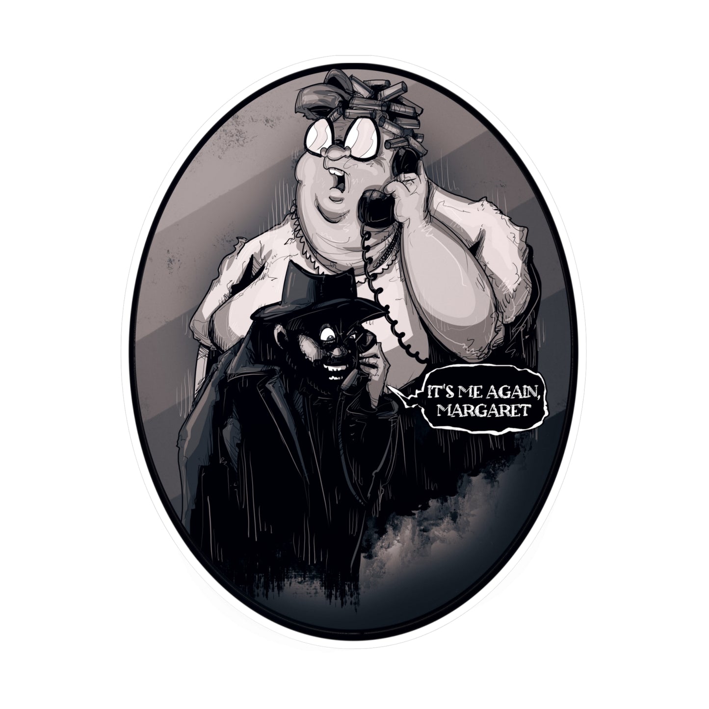 The Caller Kiss-Cut Vinyl Decal