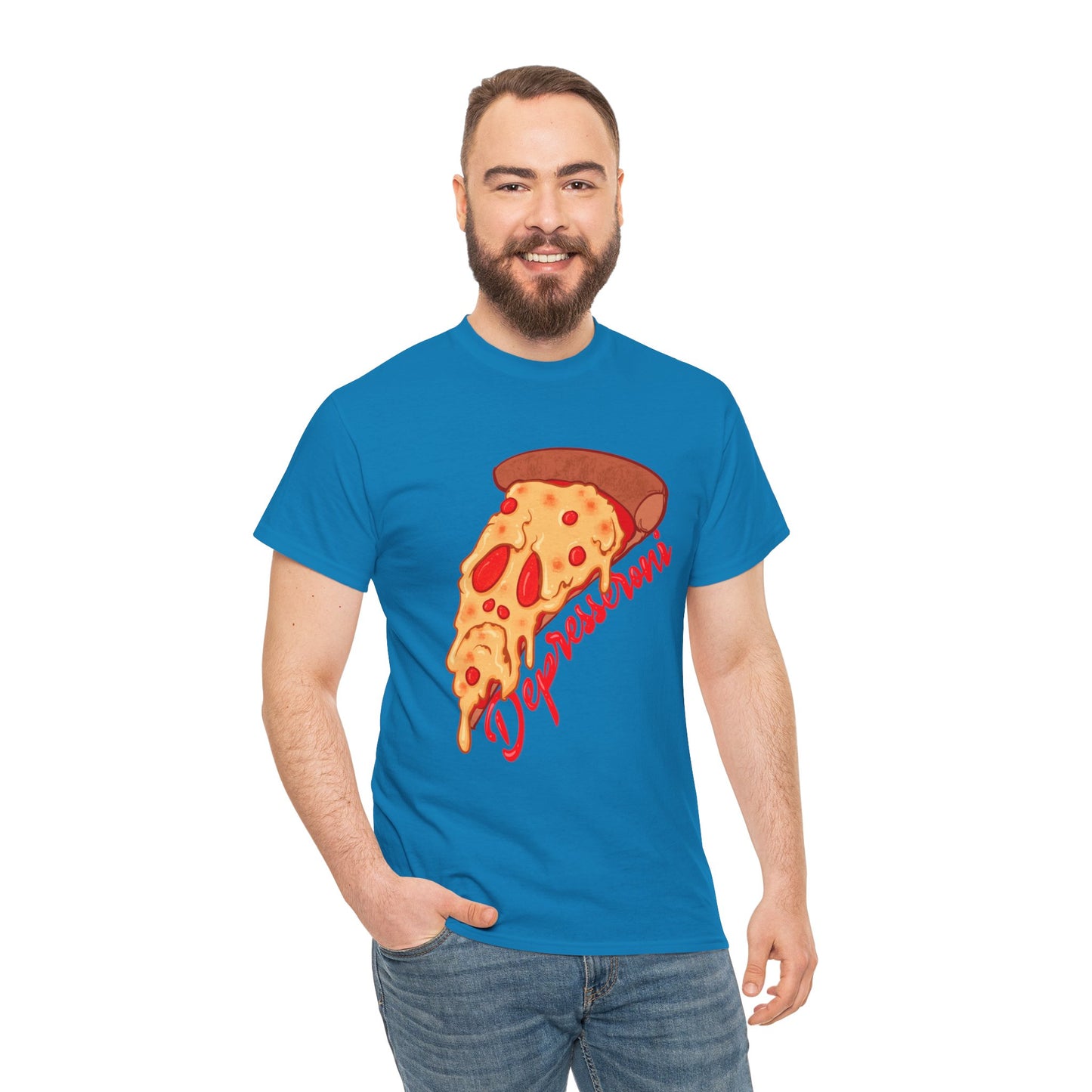 Depresseroni Unisex Heavy Cotton Tee