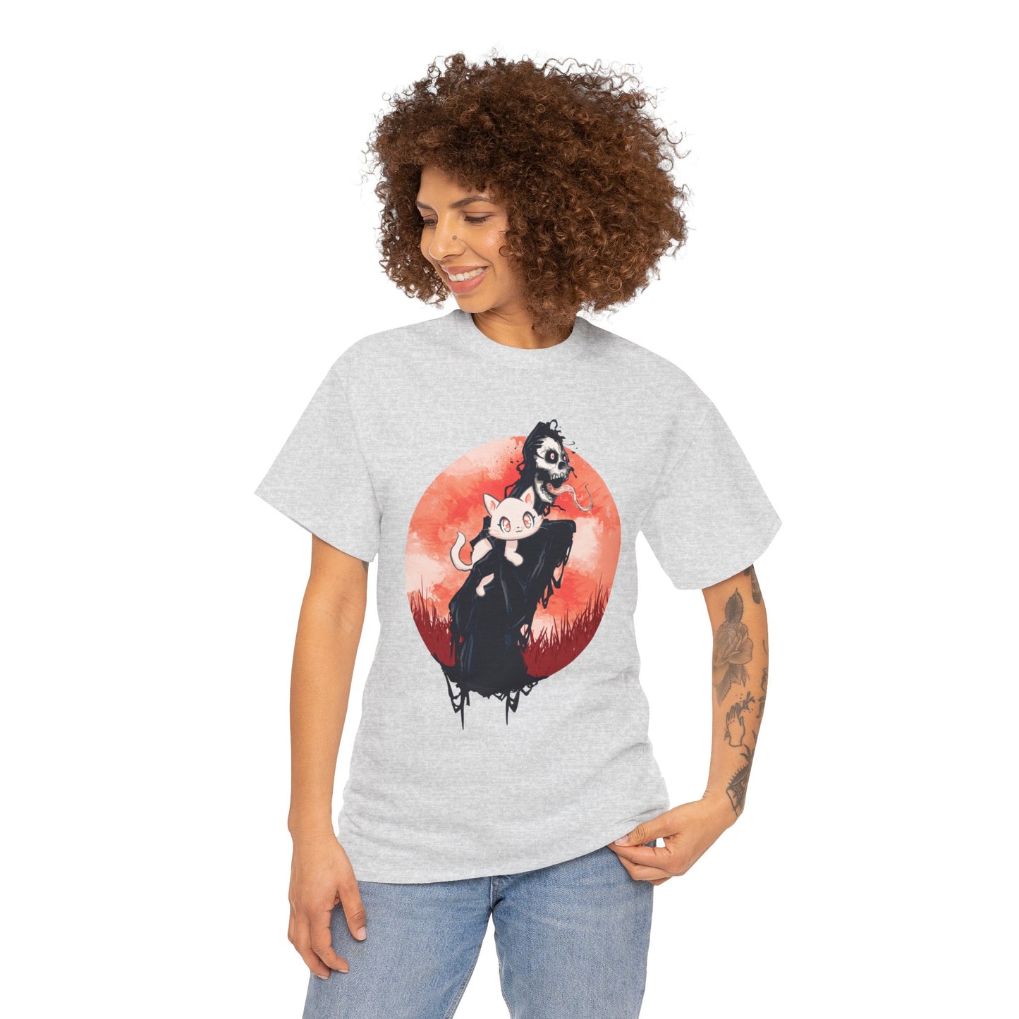 Cat Person Unisex Heavy Cotton Tee