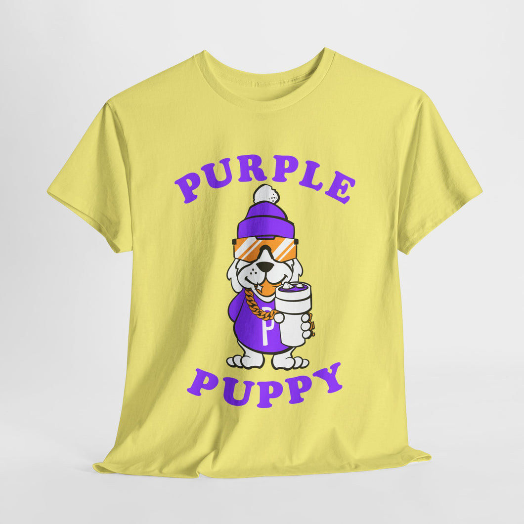 Purple Pup Unisex Heavy Cotton Tee