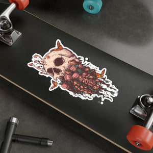 Elemental Skull Nature Kiss-Cut Vinyl Decal