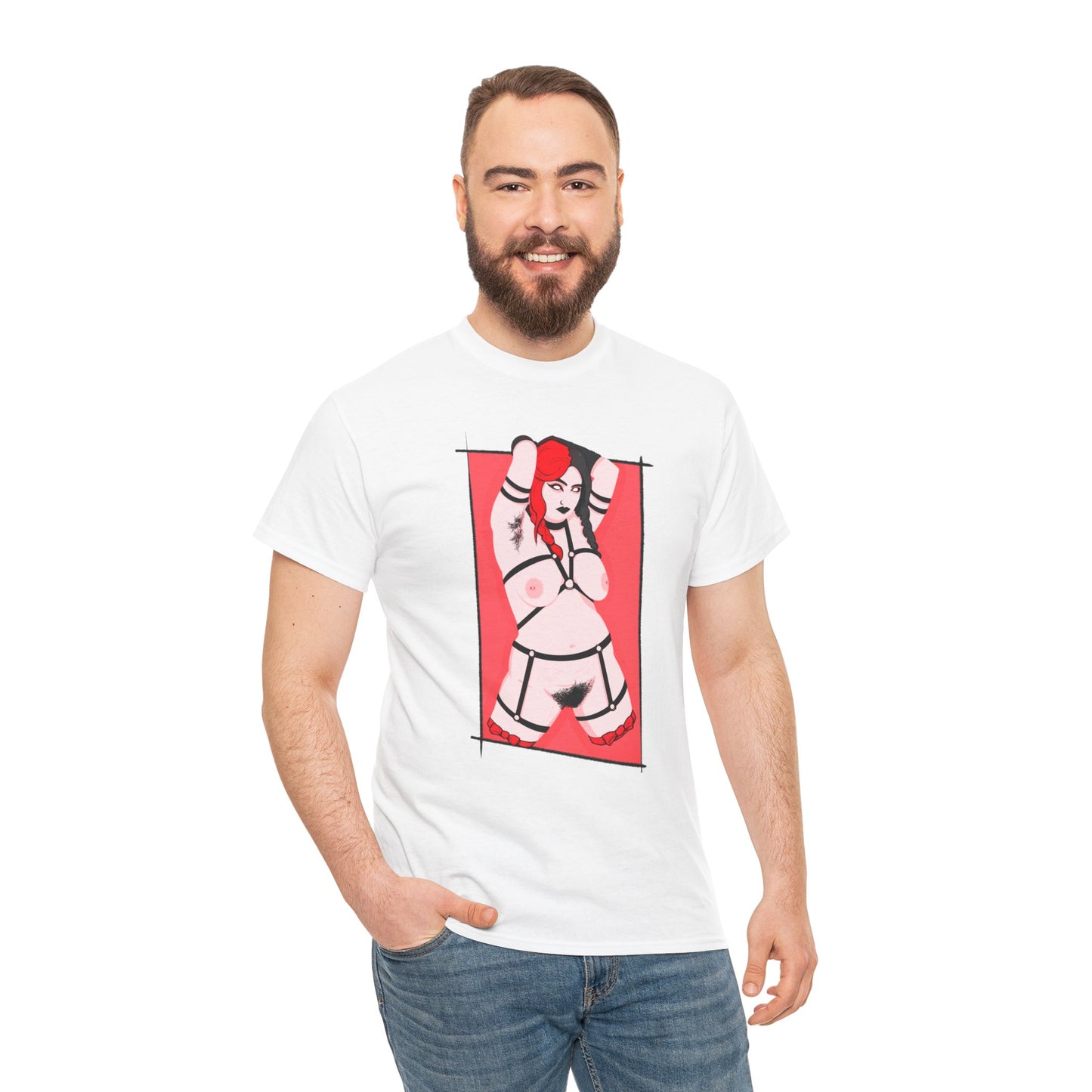 Natural Queen Unisex Heavy Cotton Tee