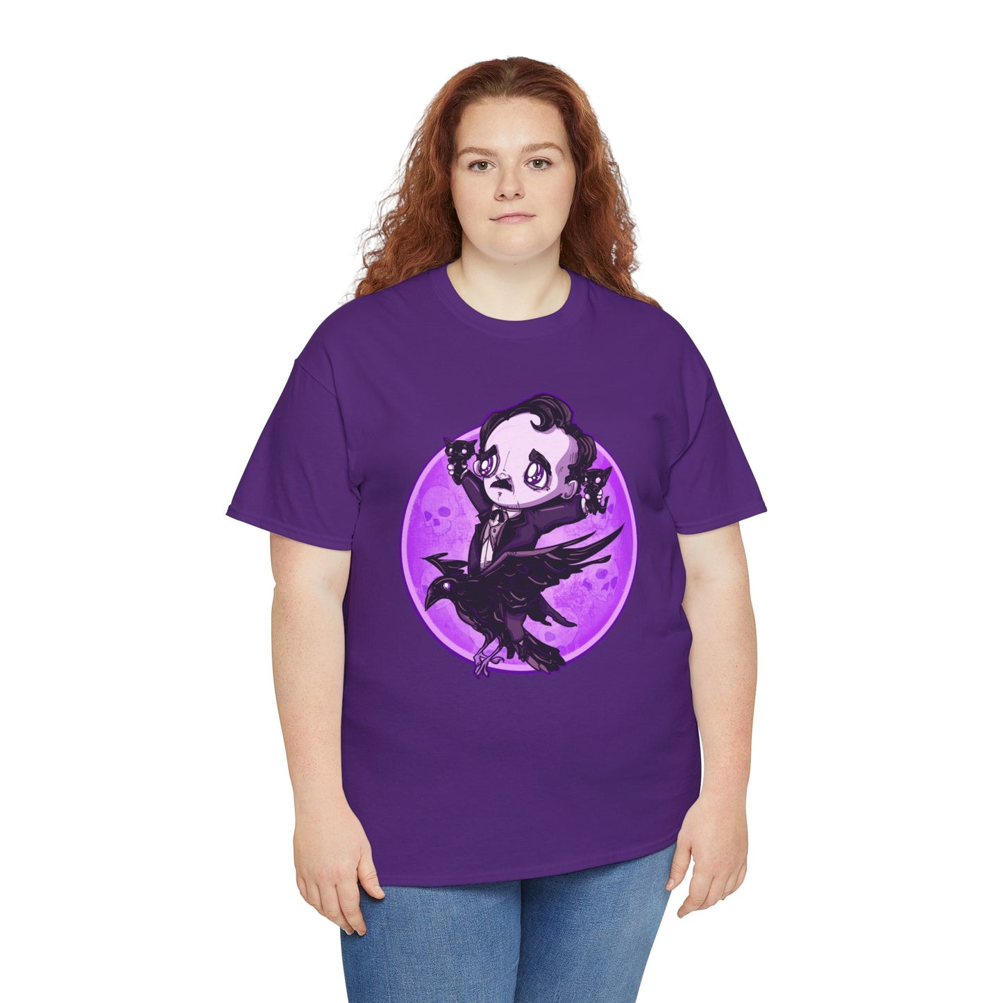 Poe Is Coming Unisex Heavy Cotton Tee