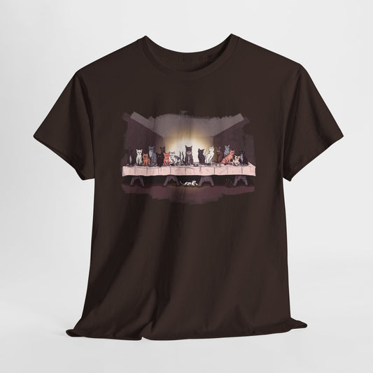 The Cat Supper Unisex Heavy Cotton Tee