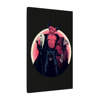 80s Nightmare Matte Canvas Stretched