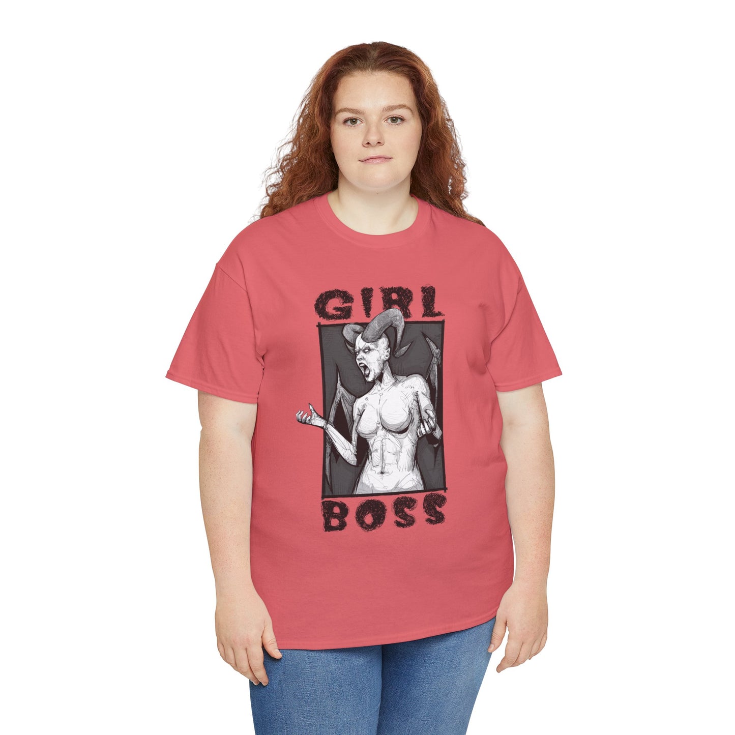 Girl Boss Unisex Heavy Cotton Tee