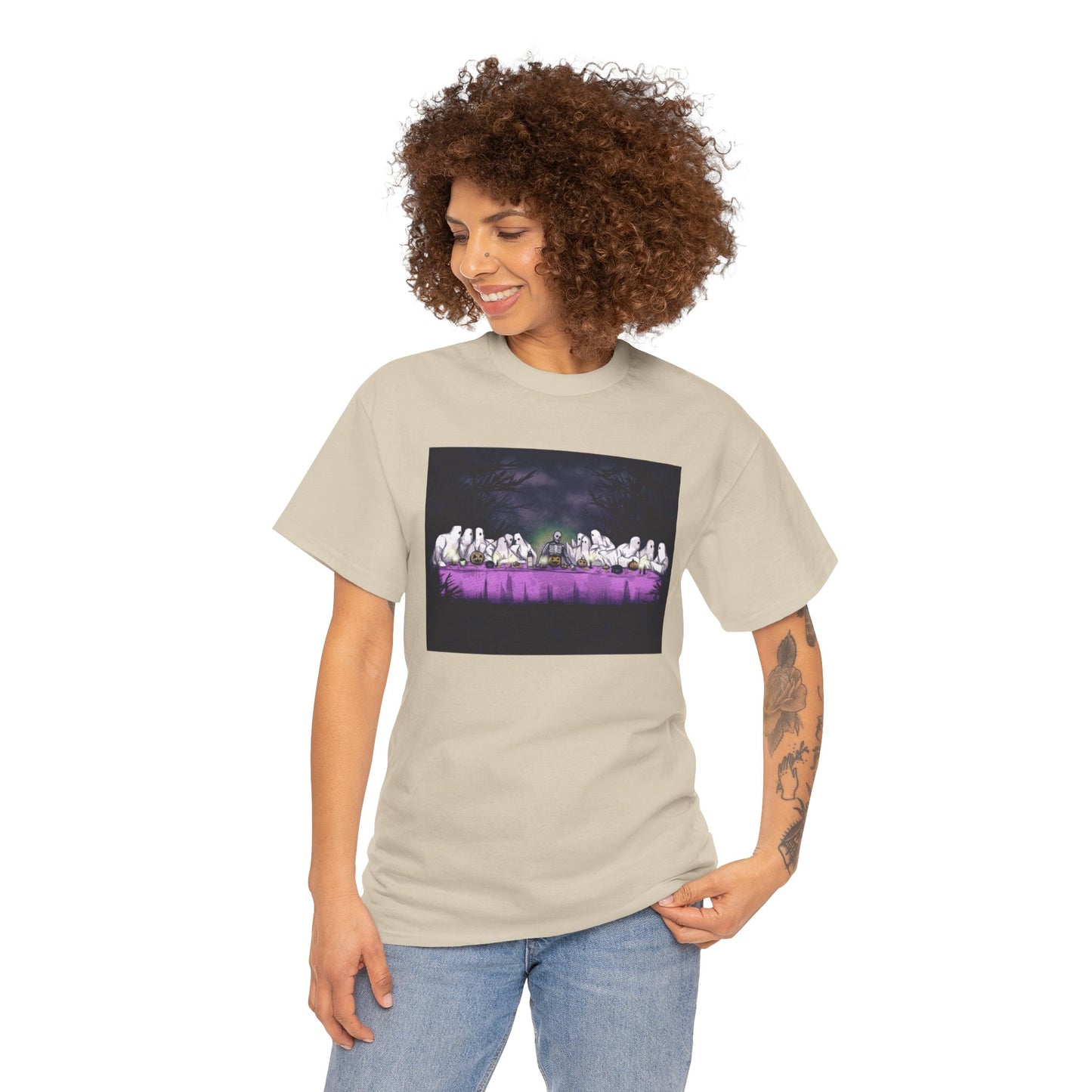Spooky Supper Unisex Heavy Cotton Tee