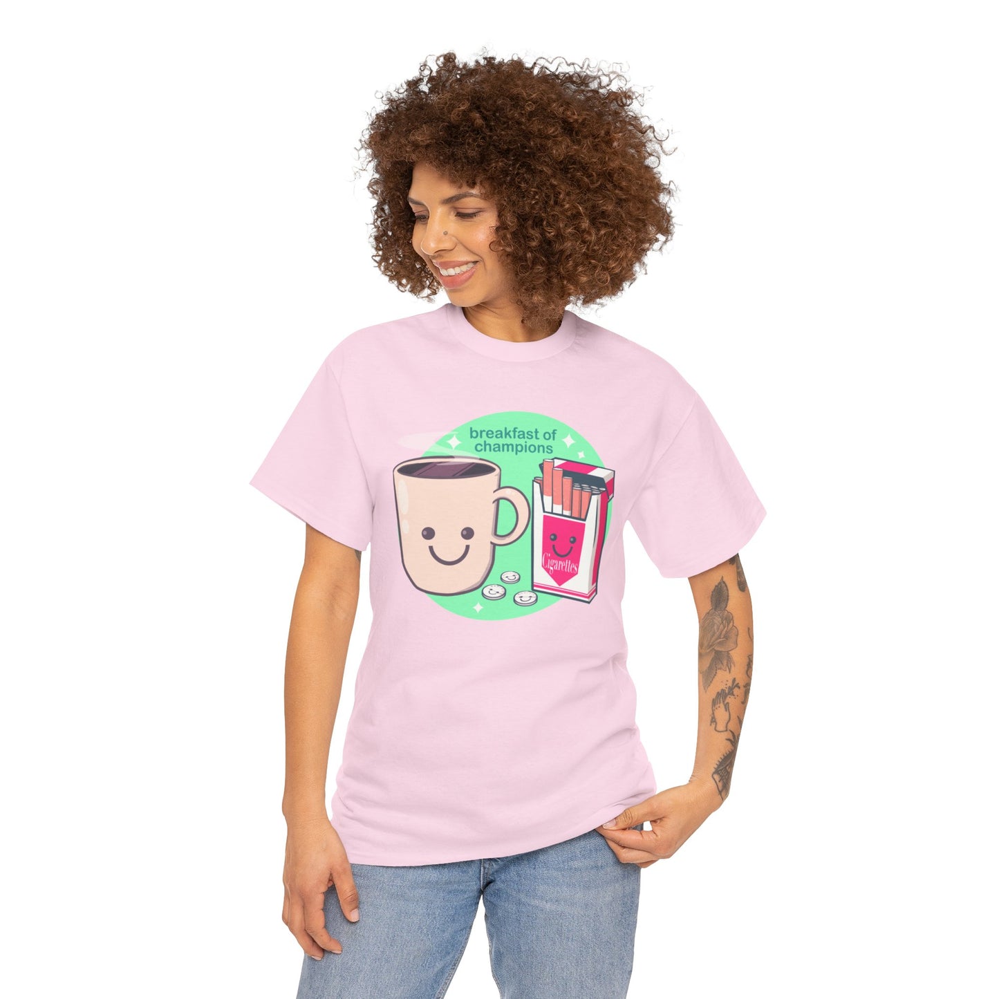 Breakfast of Champions Unisex Heavy Cotton Tee