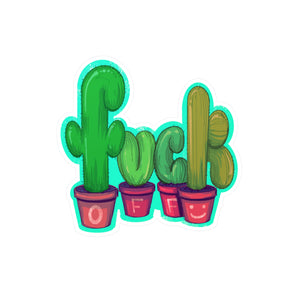 Rude Succulent Kiss-Cut Vinyl Decal