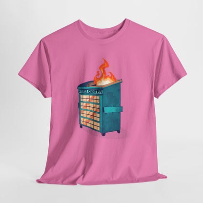 AI Data Center Dumpster Fire Unisex Heavy Cotton Tee