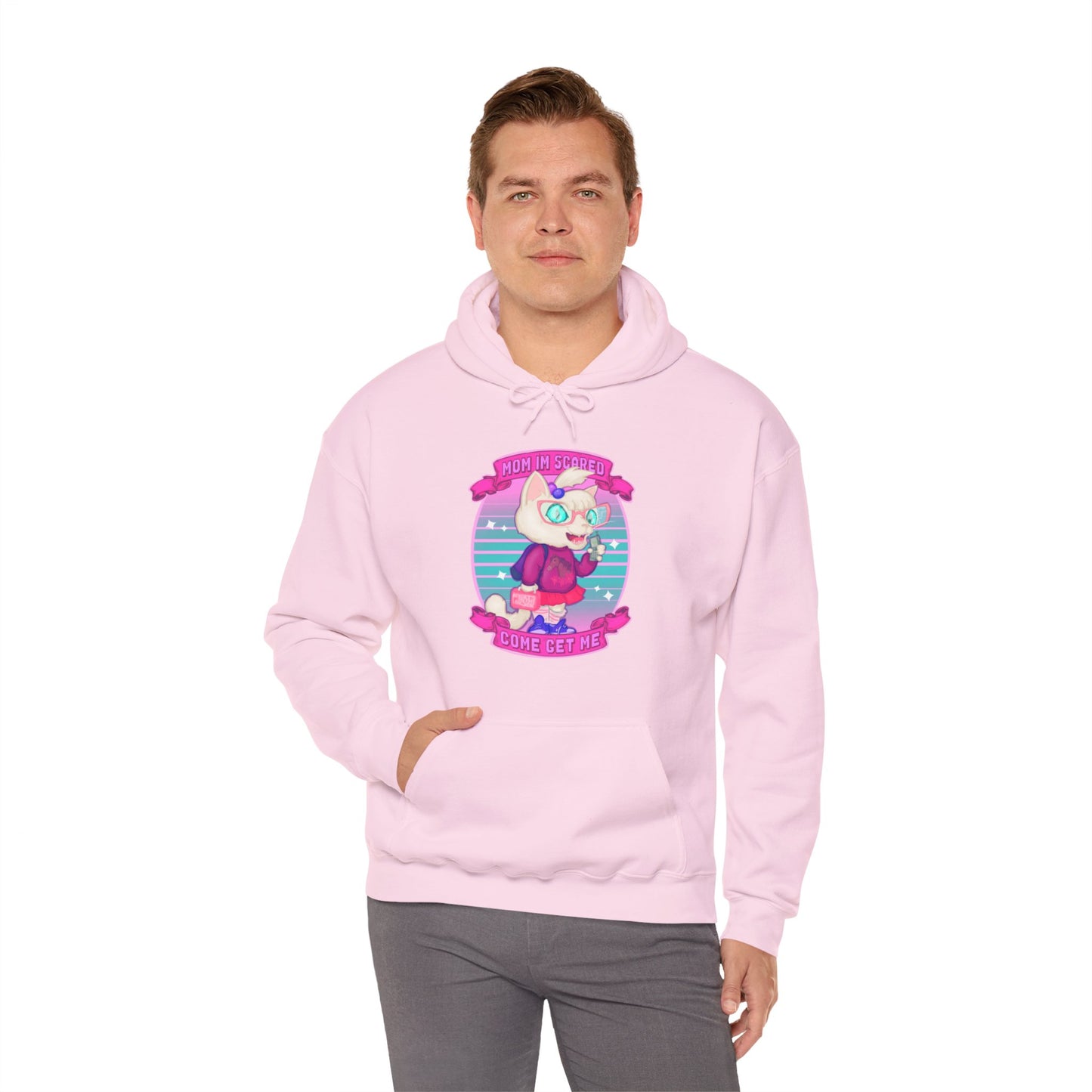 Mom I'm Scared Unisex Heavy Blend Hooded Sweatshirt