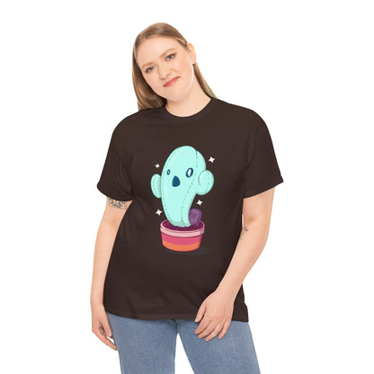 Spooky Succulent Unisex Heavy Cotton Tee