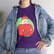 Pumpkin Ghost Unisex Heavy Cotton Tee