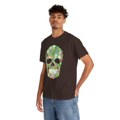 Succulent Skull Unisex Heavy Cotton Tee
