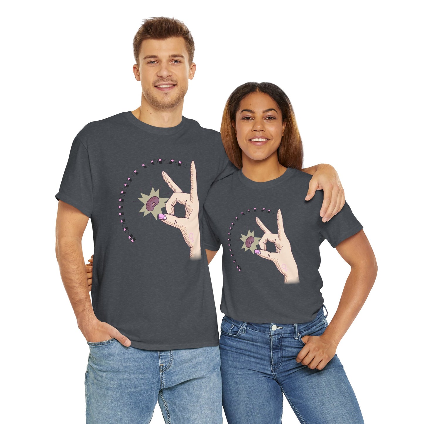 Independent Woman Unisex Heavy Cotton Tee