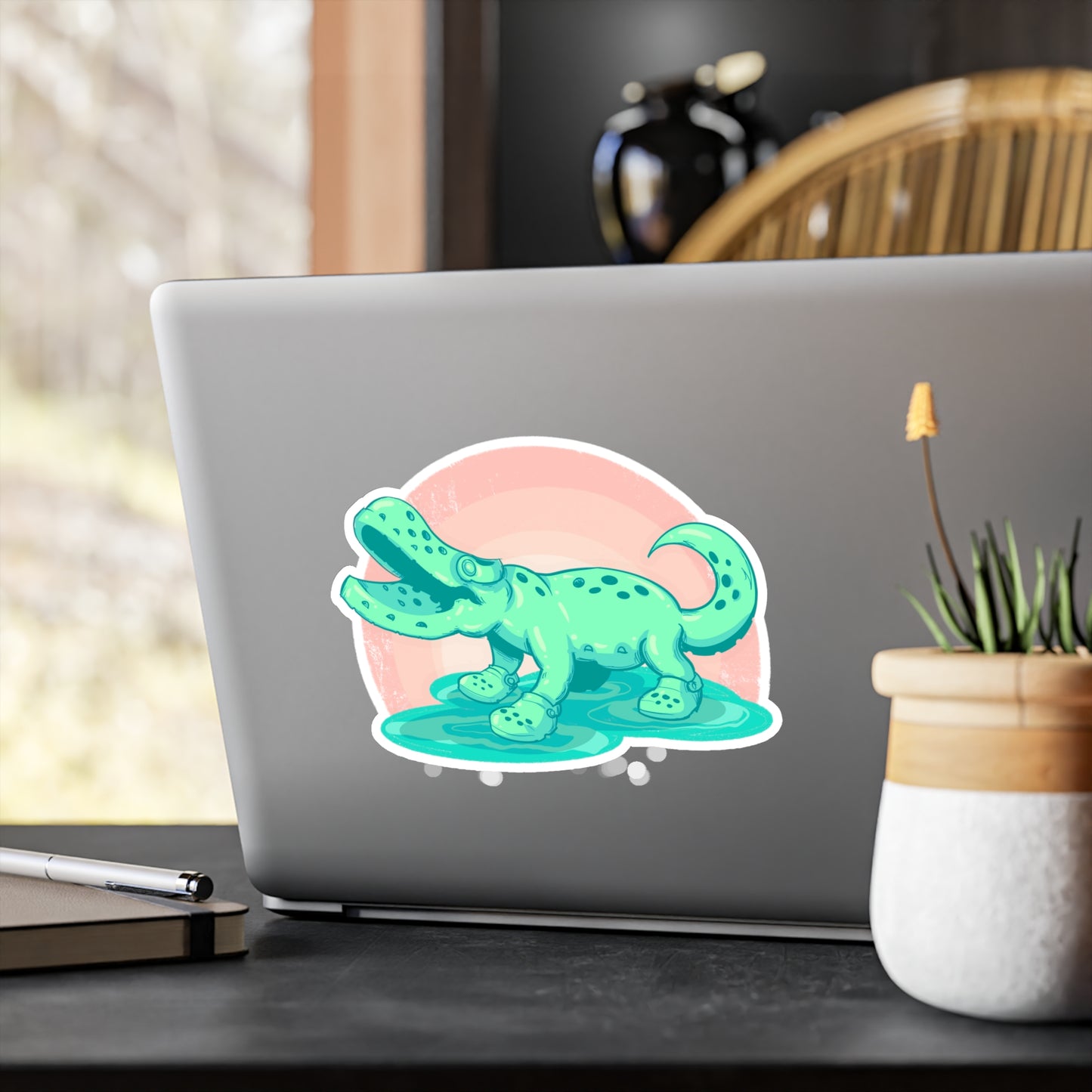 Croc Kiss-Cut Vinyl Decal