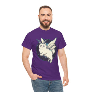 Moth Kitty Unisex Heavy Cotton Tee