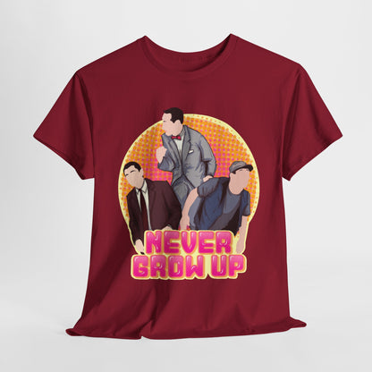 Never Grow Up Unisex Heavy Cotton Tee