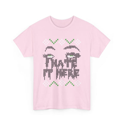 I Hate It Here Christmas Unisex Heavy Cotton Tee