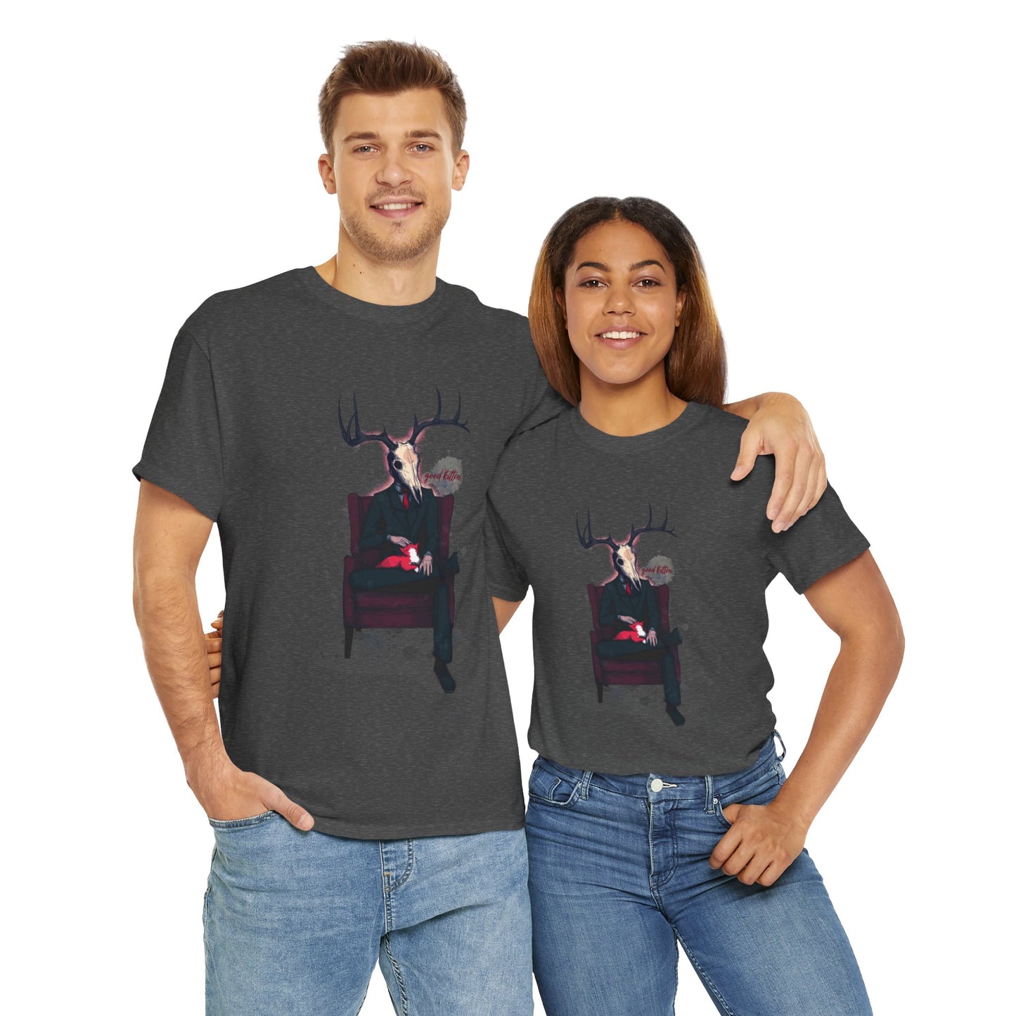 Deer Daddy Series 4: Kitten Unisex Heavy Cotton Tee