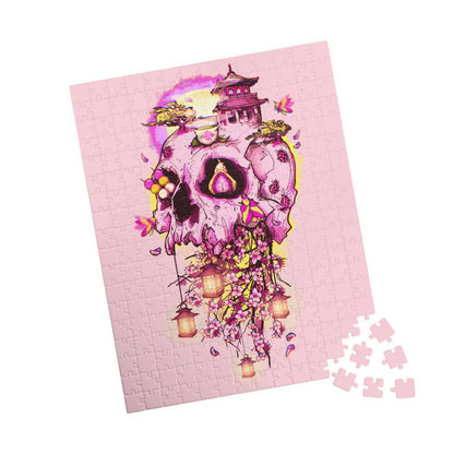 Elemental Skull Cherry Blossom Puzzle (110, 252, 500, 1014-piece)
