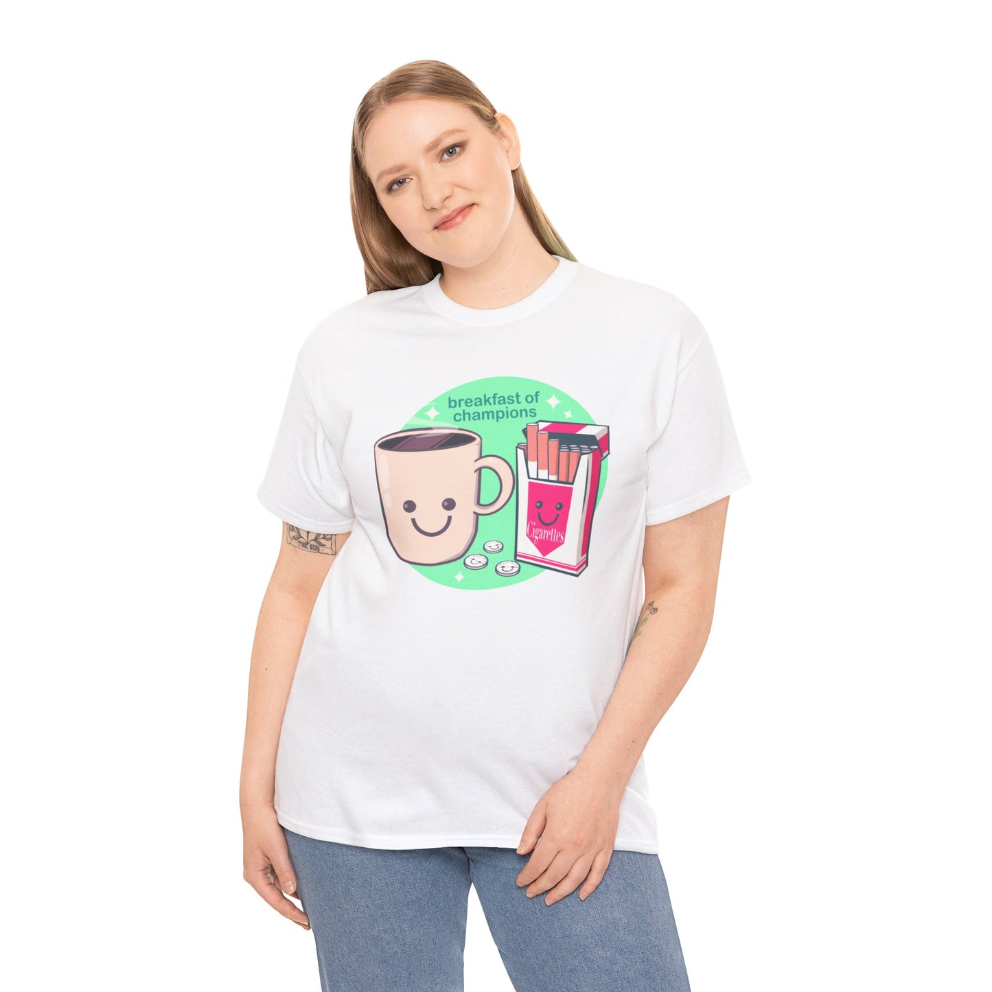 Breakfast of Champions Unisex Heavy Cotton Tee