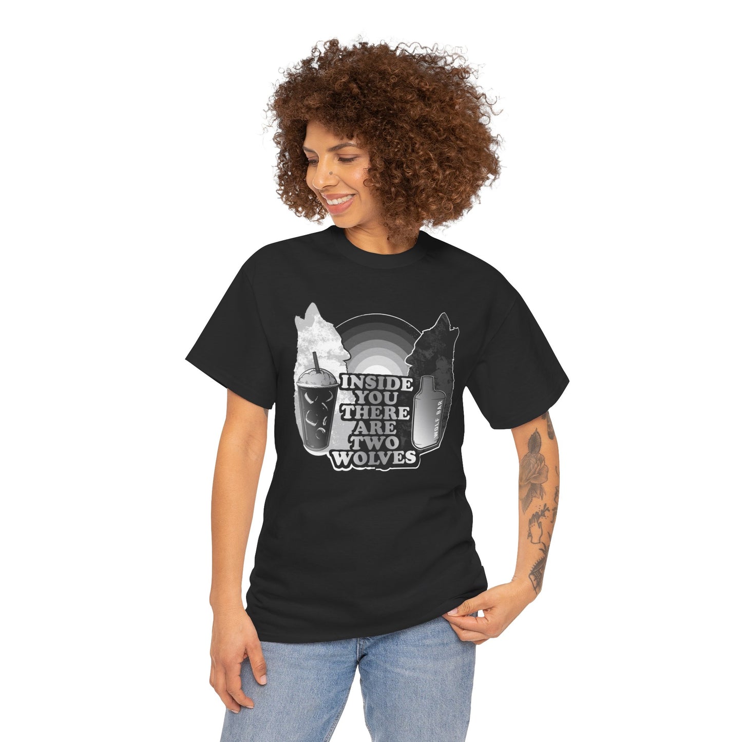 Two Wolves Unisex Heavy Cotton Tee