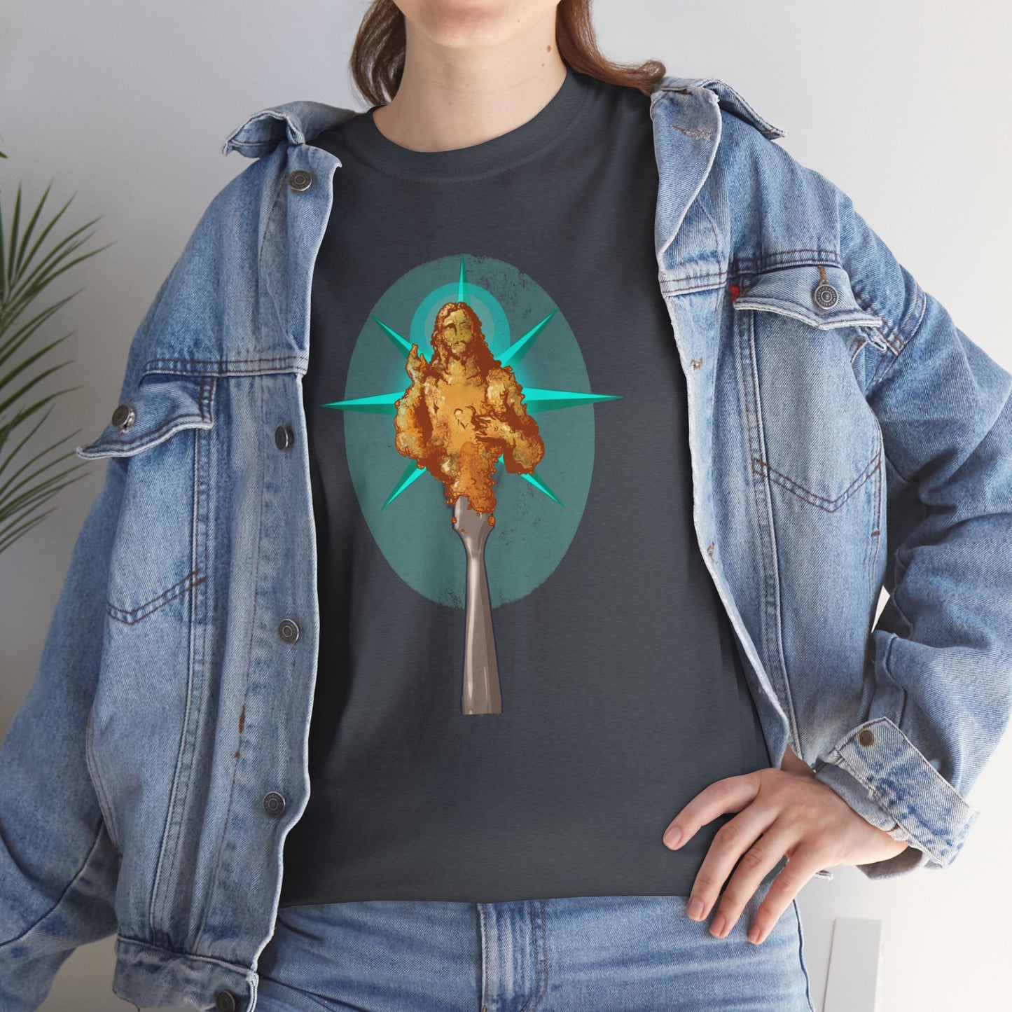 He Is Resin Unisex Heavy Cotton Tee
