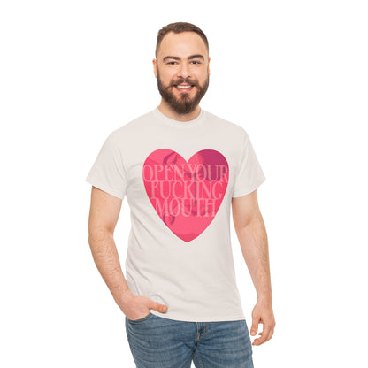 Open Your Mouth Unisex Heavy Cotton Tee