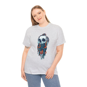 Elemental Skull Ocean Unisex Heavy Cotton Tee