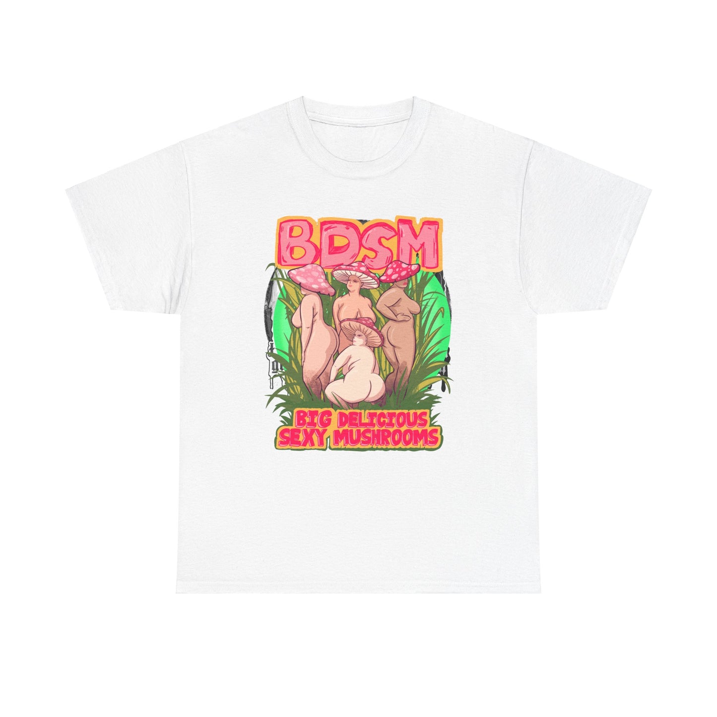 Big Delicious Sexy Mushrooms Unisex Heavy Cotton Tee
