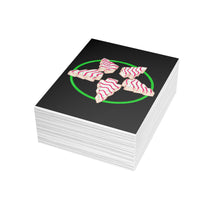 Christmas Tree Pentagram Cake Greeting Card Bundles (10, 30, 50 pcs)