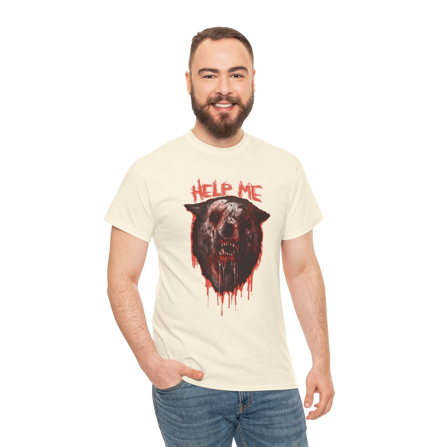 Shimmer Bear Unisex Heavy Cotton Tee
