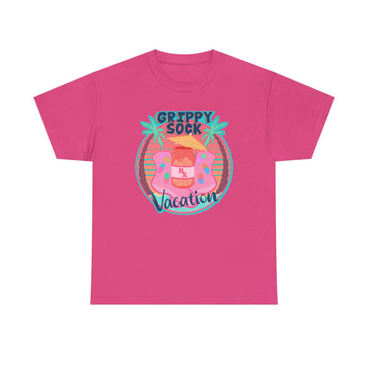 Grippy Sock Vacation Unisex Heavy Cotton Tee