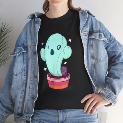 Spooky Succulent Unisex Heavy Cotton Tee