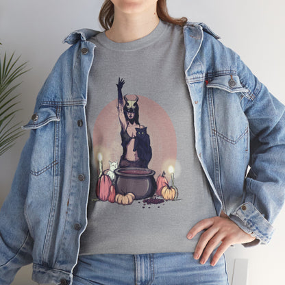 Coffee Witch Unisex Heavy Cotton Tee