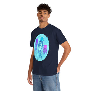 Jellyfish Varieties Unisex Heavy Cotton Tee