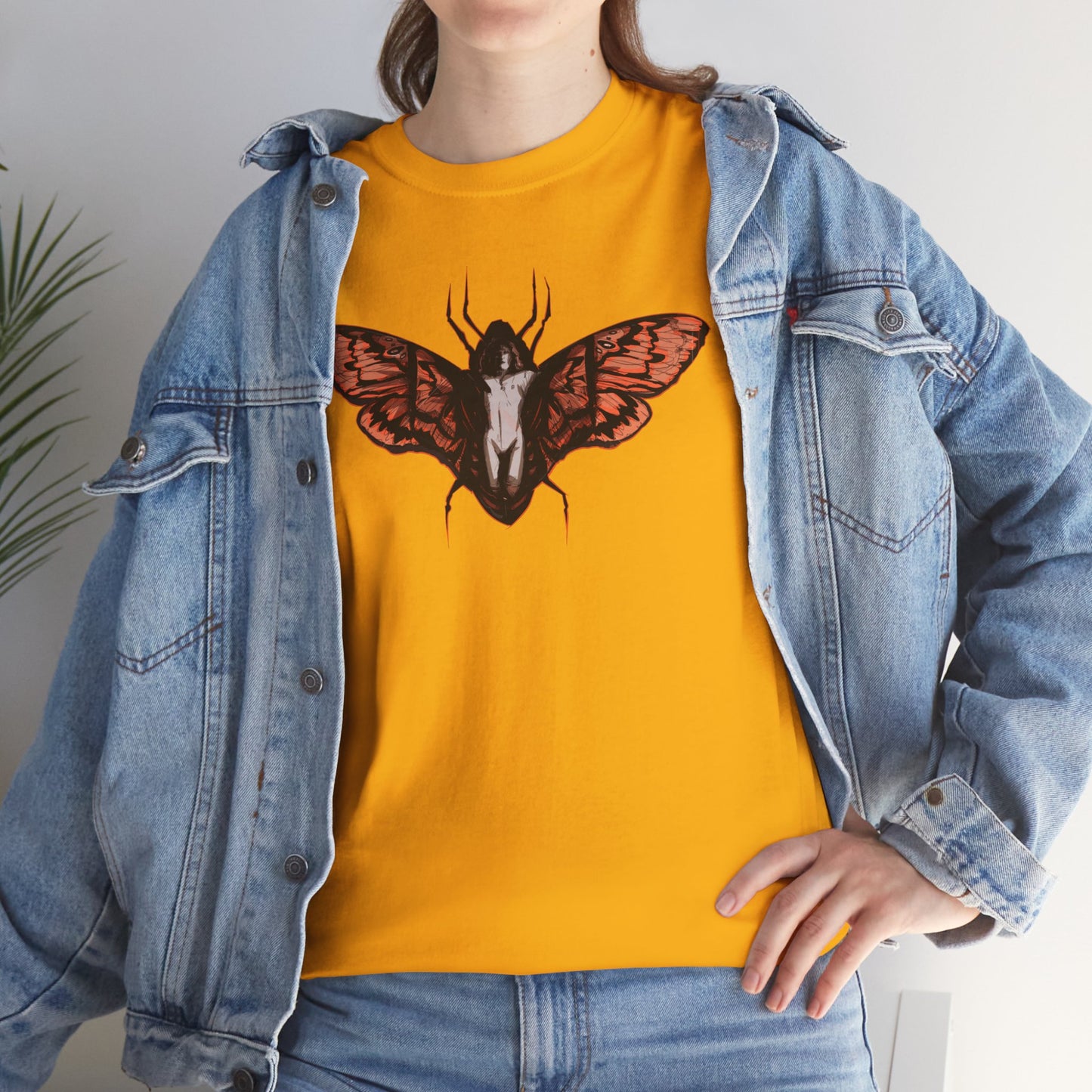 Death Moth Unisex Heavy Cotton Tee