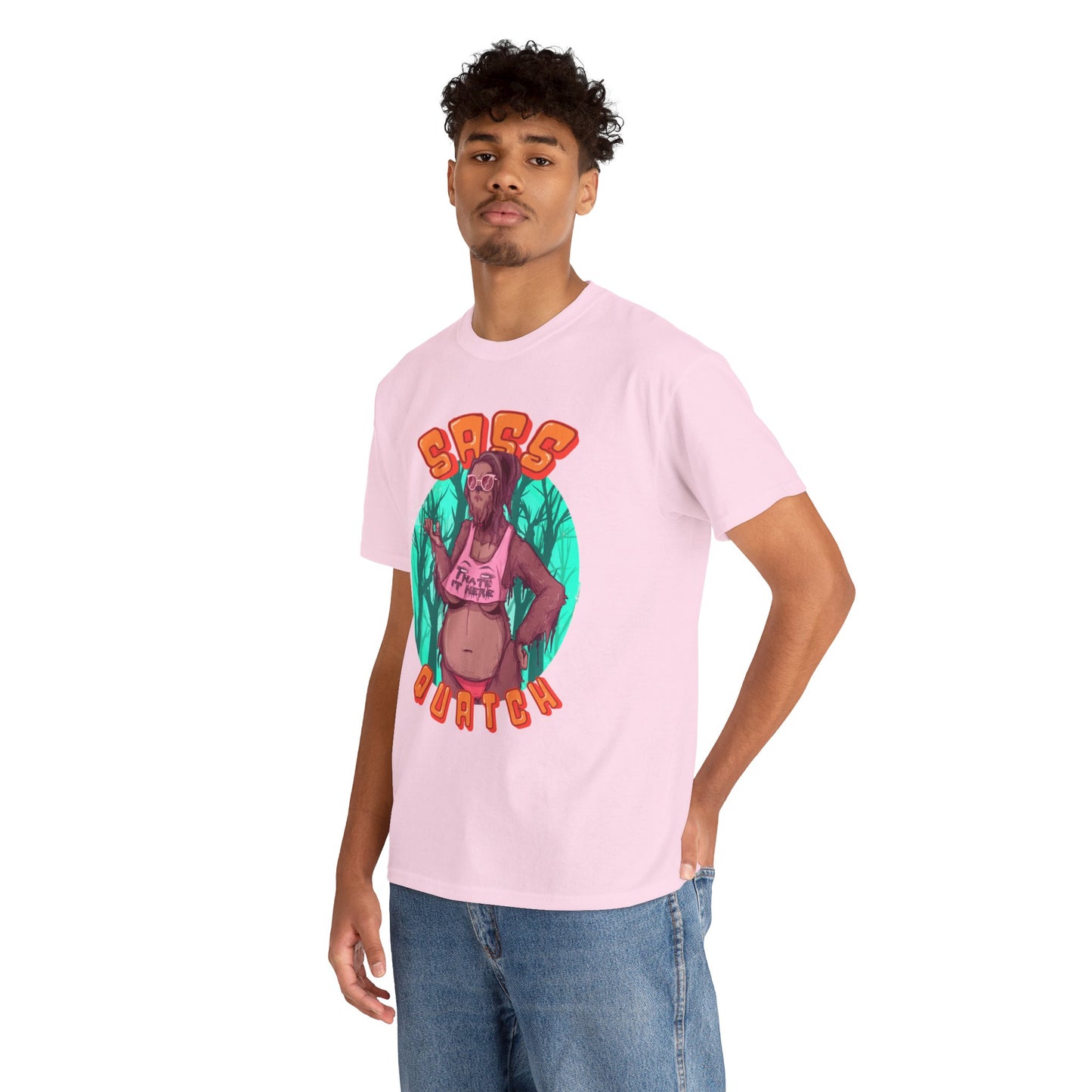 Sass Quatch Unisex Heavy Cotton Tee