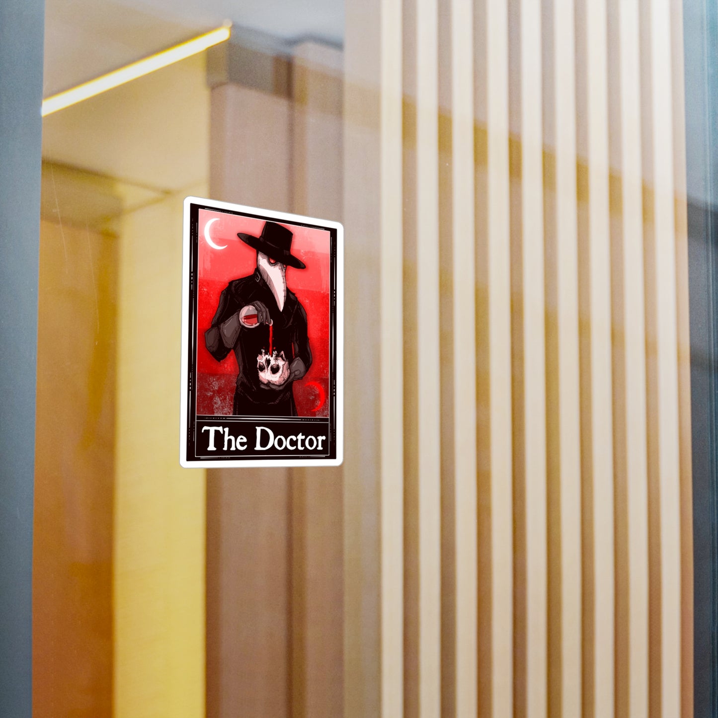 The Doctor Tarot Kiss-Cut Vinyl Decal