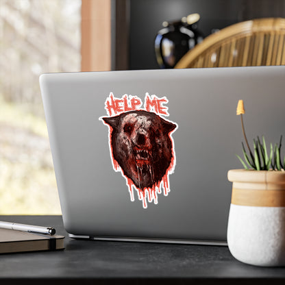 Shimmer Bear Kiss-Cut Vinyl Decal