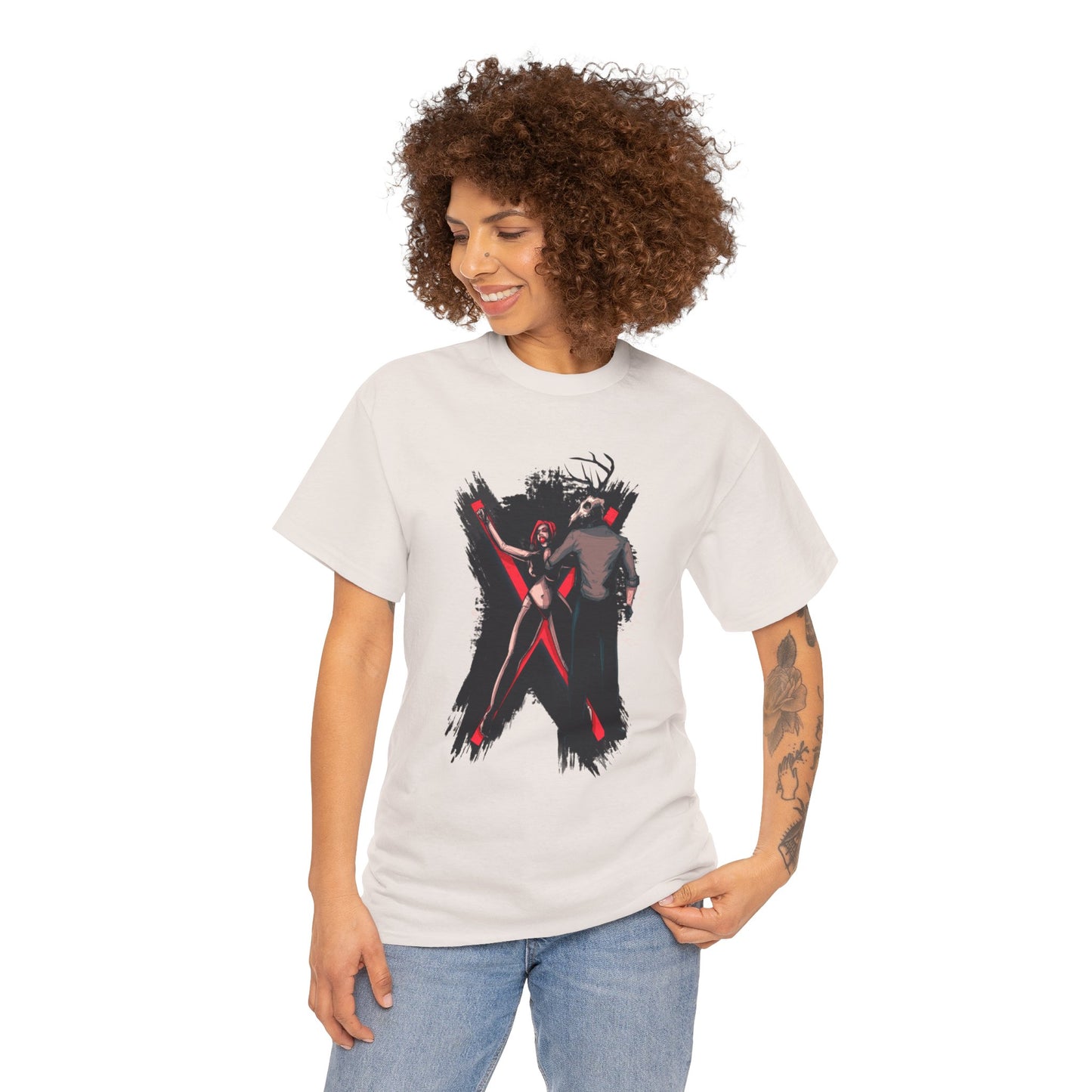Deer Daddy Series 11: The Cross Unisex Heavy Cotton Tee