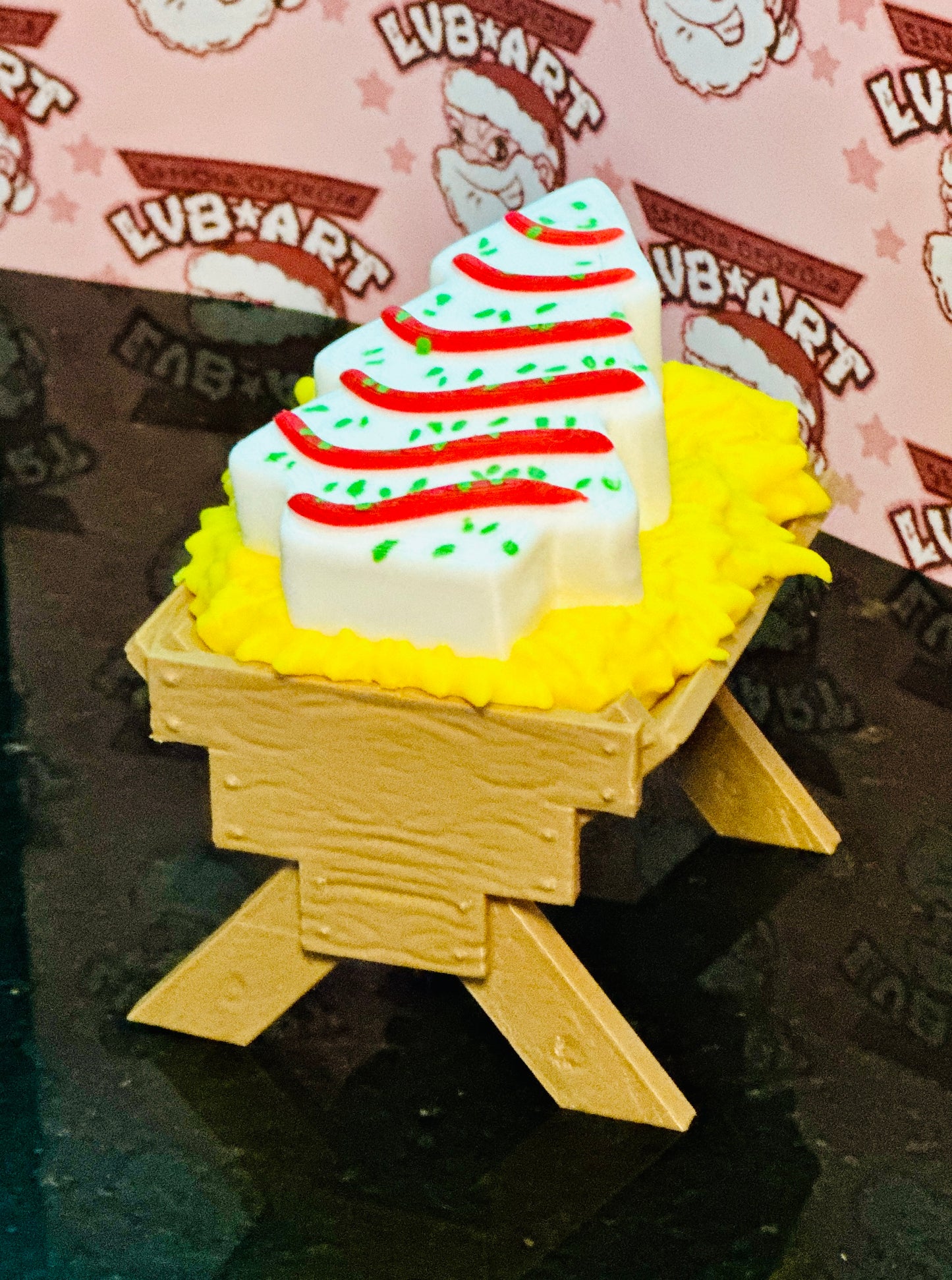 Tree Cake Manger 3D Print