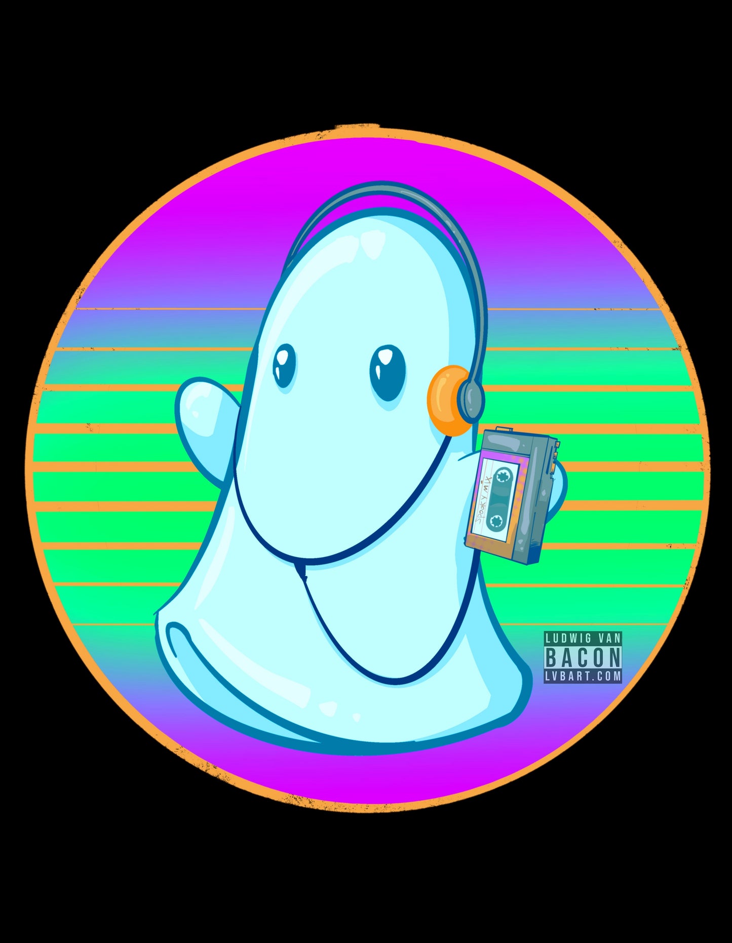 80s Ghost Fine Art Print