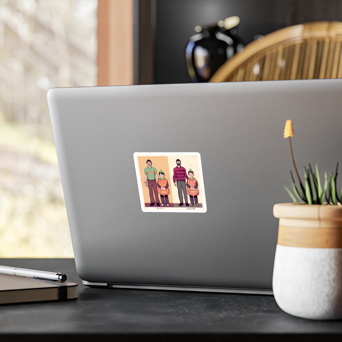 Hand-me-down Halloween Kiss-Cut Vinyl Decal