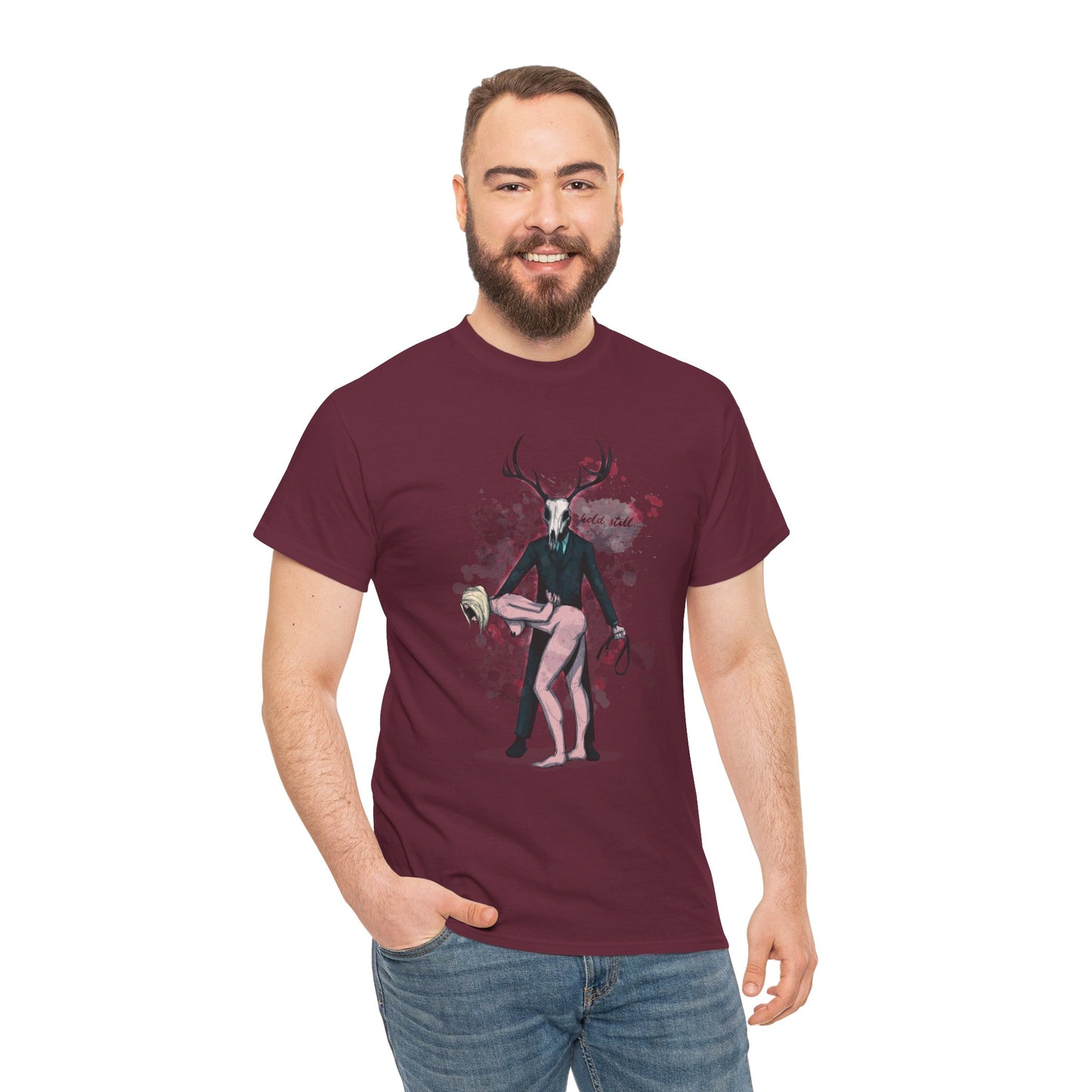 Deer Daddy Series 3: Hold Still Unisex Heavy Cotton Tee
