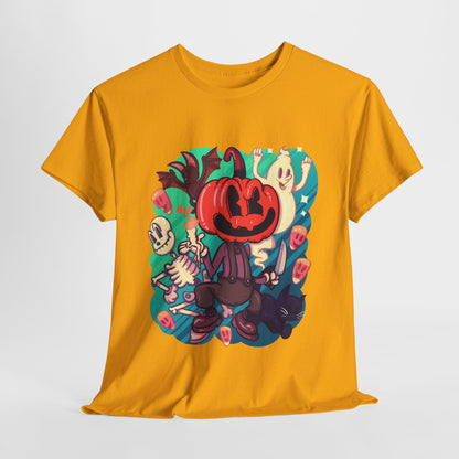 Rubber Hose Halloween Unisex Heavy Cotton Tee