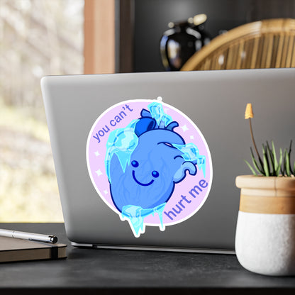 Cold Hearted Kiss-Cut Vinyl Decal