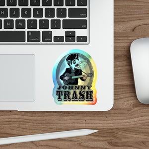 Johnny Trash Holographic Die-cut Stickers